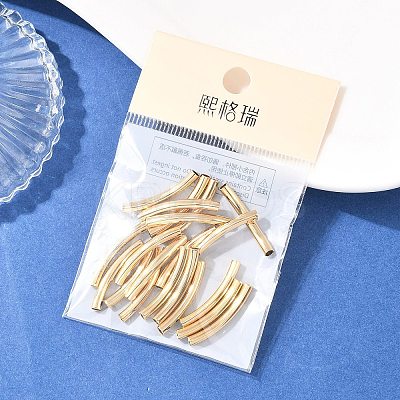 SHEGRACE Brass Tube Beads XGRPCP014-255G-1