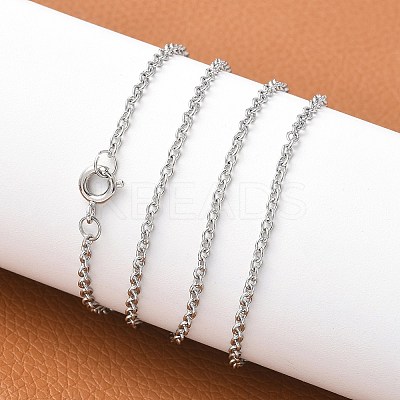316 Surgical Stainless Steel Cable Chain Necklaces NJEW-JN01047-04-1