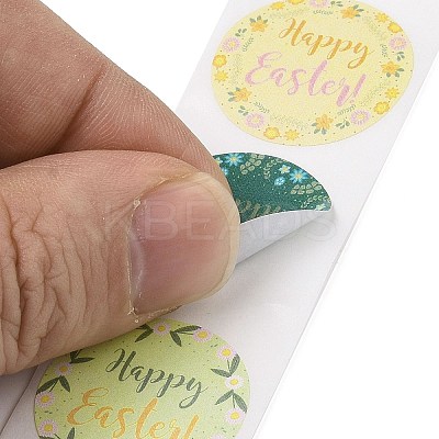 8 Patterns Easter Theme Self Adhesive Paper Sticker Rolls X1-DIY-C060-03L-1