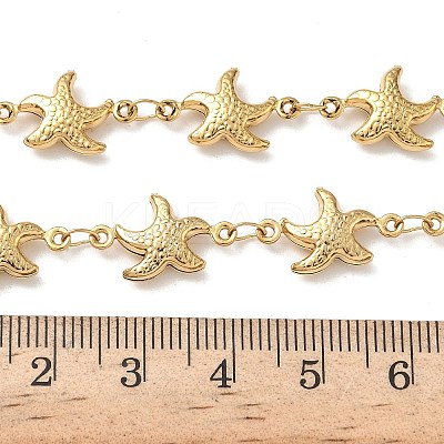 Ocean 304 Stainless Steel Link Chain Necklaces for Women NJEW-A060-01A-G-1