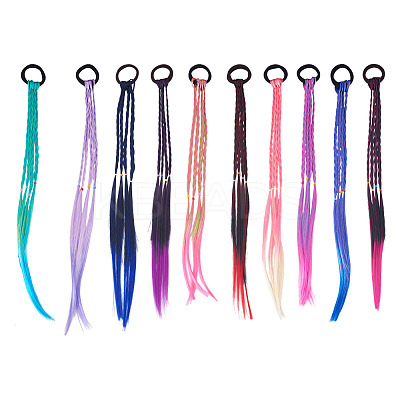 10Pcs 10 Colors High Temperature Silk Hair Wigs PHAR-TA0001-12-1