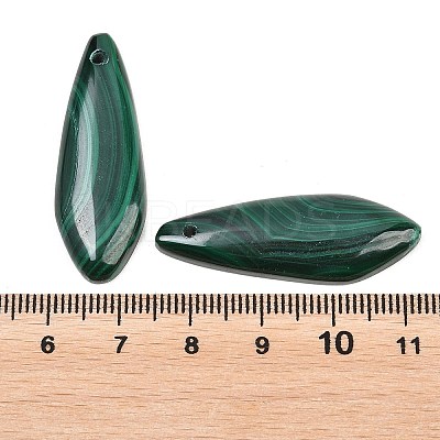Natural Malachite Pendants G-B187-01A-01-1