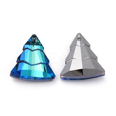 Glass Rhinestone Pendants RGLA-O002-A02-001BB-1