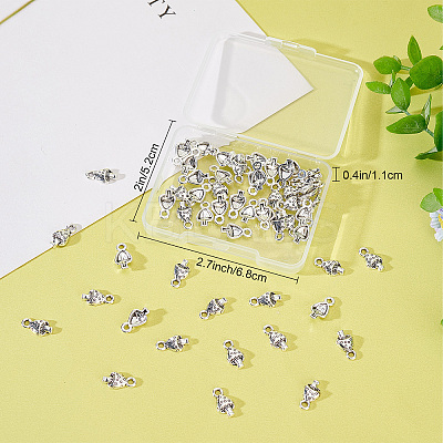 60Pcs Tibetan Style Alloy Charms TIBEP-SC0002-26-1