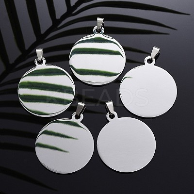 Tarnish Resistant 304 Stainless Steel Pendants LS-STAS-I140-01B-S-1