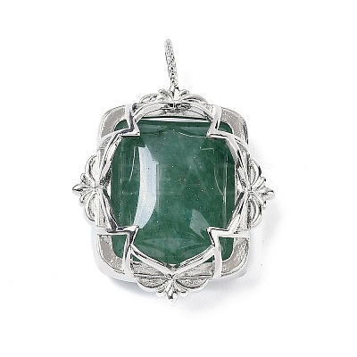 Natural & Synthetic Mixed Gemstone Pendants G-I381-01P-1