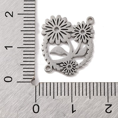 Non-Tarnish 304 Stainless Steel Hollow Connector Charms LS-STAS-Z069-05P-1