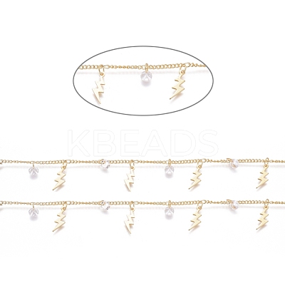 Brass Curb Chains CHC-I028-04G-1