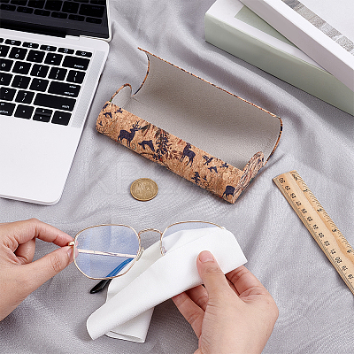 PU Leather Eyeglass Cases AJEW-CN0005-92A-01-1