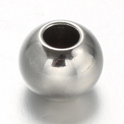 DanLingJewelry 304 Stainless Steel Rondelle Spacer Beads STAS-DL0001-01A-1