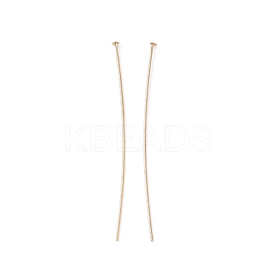 Brass Flat Head Pins KK-WH0058-03D-G02-1