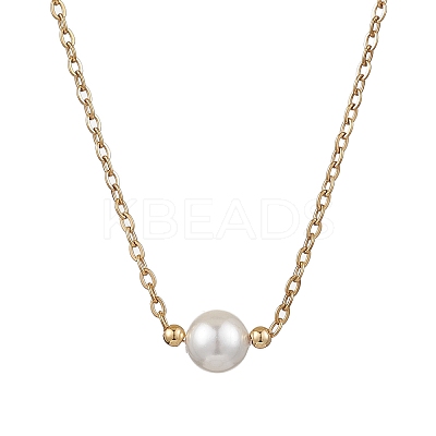Mother's Day Jewellery Natural Cultured Freshwater Pearl Pendant Necklaces X-NJEW-JN05134-02-1