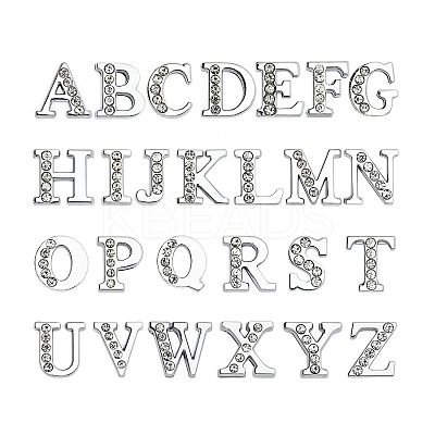 Zinc Alloy Slide Charms ALRI-WH0006-01P-1
