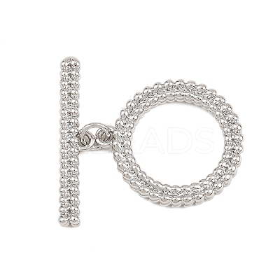 Brass Toggle Clasps KK-G548-30P-1
