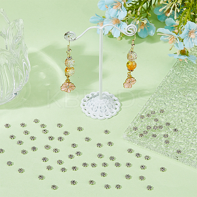 600Pcs Tibetan Style Alloy Daisy Spacer Beads FIND-DC0005-31AS-1