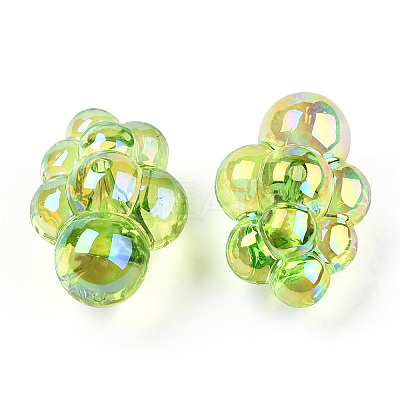 Transparent Acrylic Beads PACR-T013-04-1