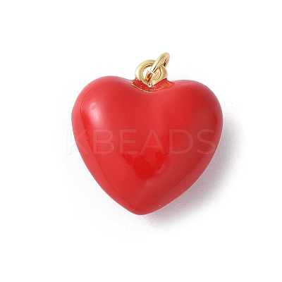 Brass Enamel Pendants KK-D336-08G-02-1