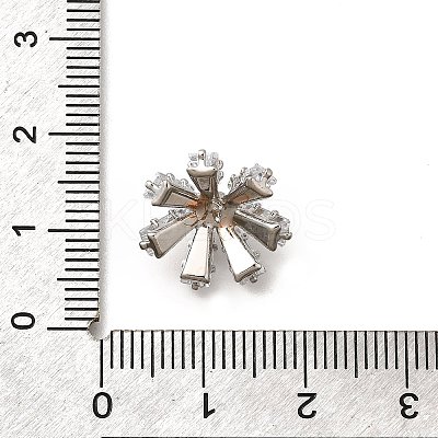 Brass Micro Pave Cubic Zirconia Pendant Bails KK-Q035-01P-1