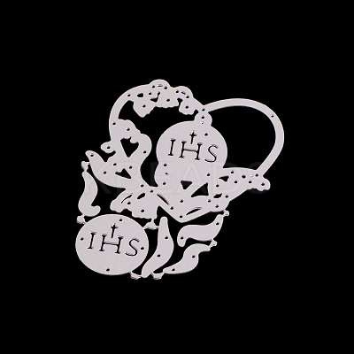 Heart Frame Carbon Steel Cutting Dies Stencils DIY-F028-21-1