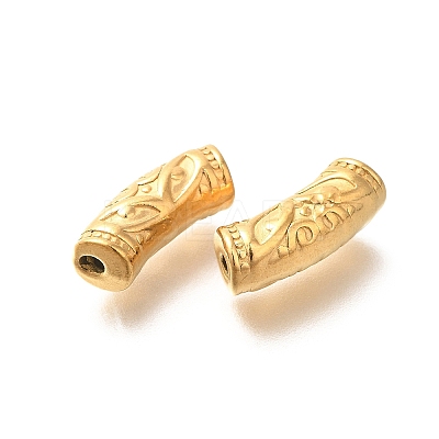 Ion Plating(IP) 304 Stainless Steel Curved Tube Beads STAS-I321-27G-1