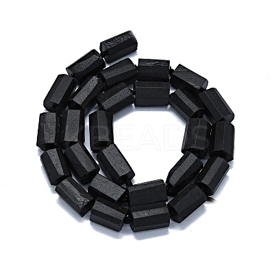 Natural Shungite Beads Strands G-O170-120-1