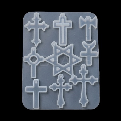 Star of David & Cross Pendant DIY Silicone Molds SIMO-C012-05-1