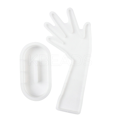 Hand DIY Holder Silicone Molds DIY-A059-10-1