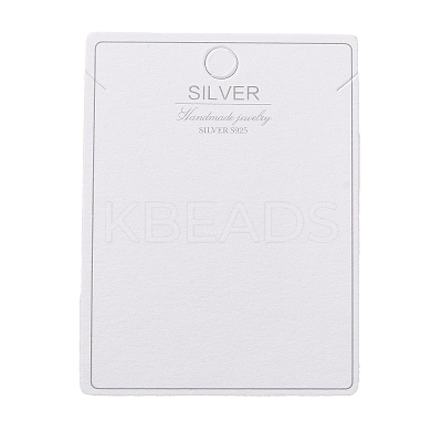 100Pcs Paper Jewelry Necklace Display Cards LS-CDIS-NH0001-01C-1