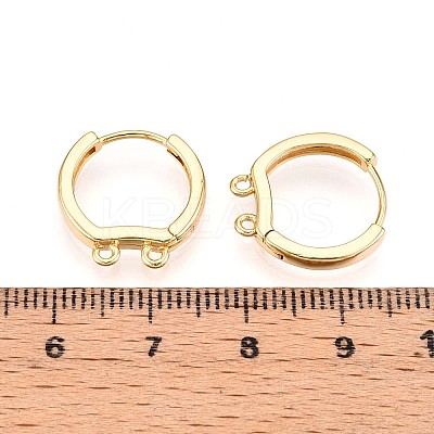 Brass Hoop Earring Finding KK-N261-60G-1