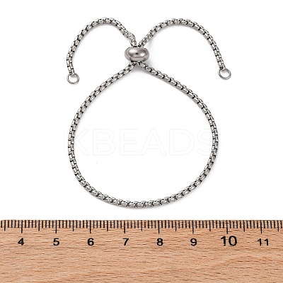 Tarnish Resistant Adjustable 304 Stainless Steel Slider Bracelets LS-BJEW-L653-002A-P-1
