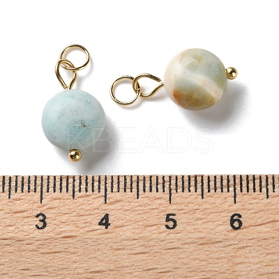 Natural Flower Amazonite Pendants STAS-C120-10G-02-1