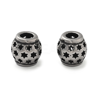 304 Stainless Steel European Beads STAS-V008-39AS-1