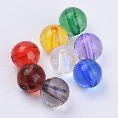 Transparent Acrylic Beads TACR-Q255-10mm-V-1