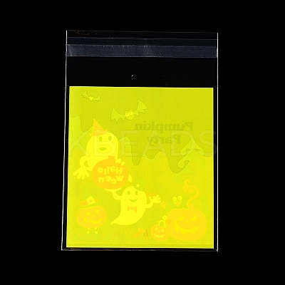 Halloween Theme Plastic Bakeware Bag OPP-Q004-01E-1