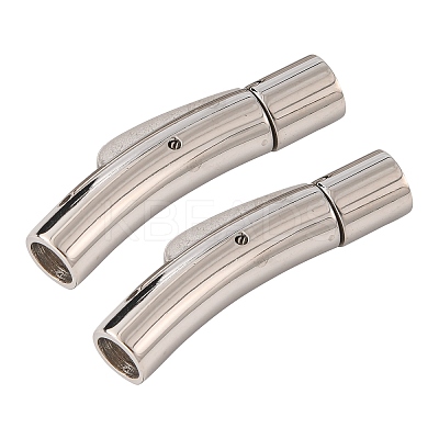 Tarnish Resistant 304 Stainless Steel Bayonet Clasps LS-STAS-G157-02P-6mm-1