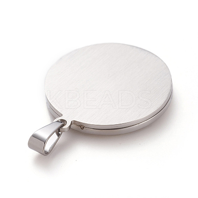 304 Stainless Steel Pendants STAS-L241-016P-1