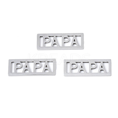 Tarnish Resistant 201 Stainless Steel Filigree Joiners STAS-T044-276P-1