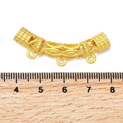 Alloy Curved Tube Chandelier Component Links PALLOY-S057-03MG-1