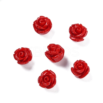 Synthetic Coral Carved Beads CORA-C003-18-1