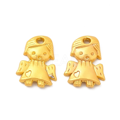 Rack Plating Alloy Angel Charmss PALLOY-F287-22MG-1