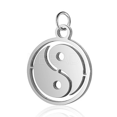 Non-Tarnish 304 Stainless Steel Charms STAS-S105-T521S-1