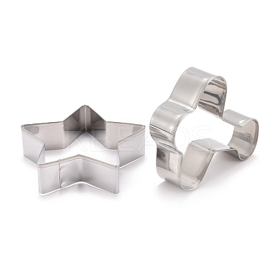 Non-Tarnish Stainless Steel The Universe Series Shape Cookie Candy Food Cutters Molds DIY-H142-01P-1