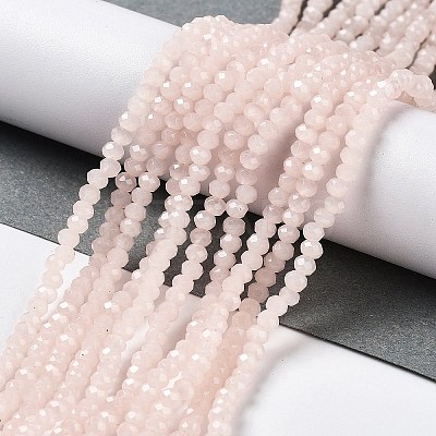Baking Paint Imitation Jade Glass Bead Strands LS-DGLA-A034-J2MM-A14-1
