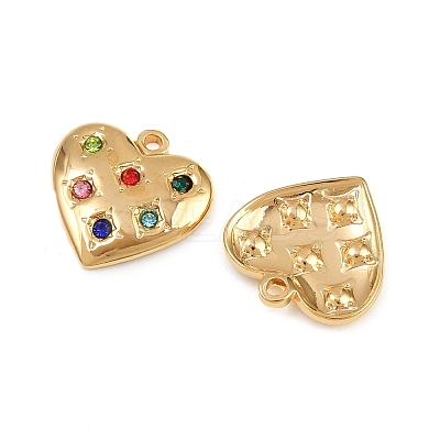 304 Stainless Steel Rhinestone Pendants STAS-I352-10G-02-1