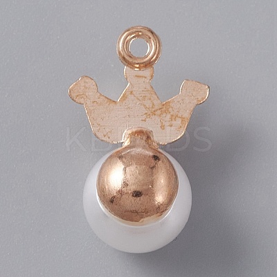 Resin Imitation Pearl Pendants FIND-TAC0002-041D-1