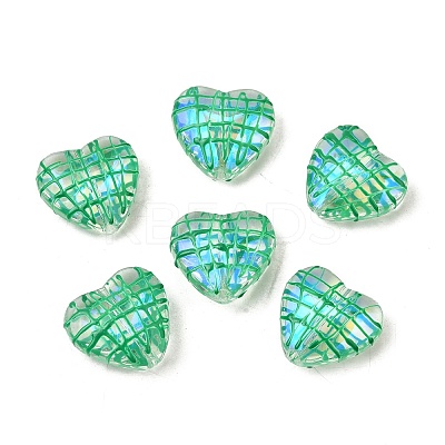 Transparent Glass Enamel Beads X1-GLAA-S388-01E-1