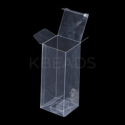 Rectangle Transparent Plastic PVC Box Gift Packaging CON-F013-01N-1