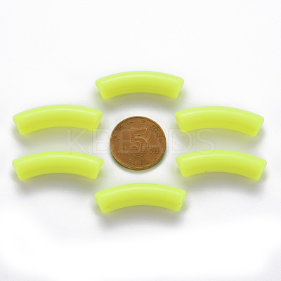 Opaque Acrylic Beads X-MACR-S372-002B-S023-1