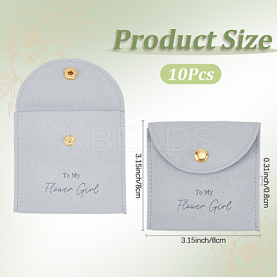 10Pcs Velvet Pouches with Snap Button ABAG-SP0001-42A-1
