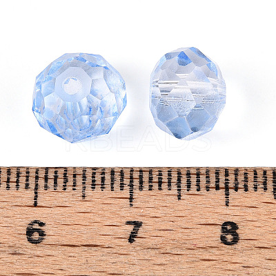 Baking Paint Transparent Glass Beads X1-GLAA-N011-10mm-04-1